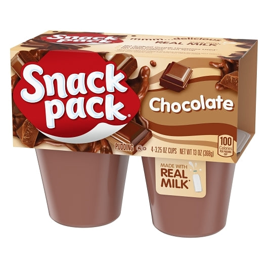 Snack Pack Pudding Chocolate, 12 x 3.25 oz Case - DOT product image 4