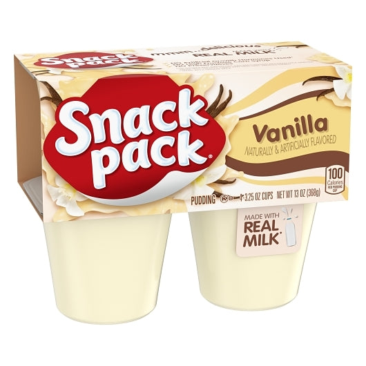 Snack Pack Snack Pak Vanilla Pudding, 12 x 13 oz Case - DOT product image 3