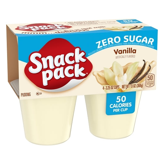 Snack Pack Sugar Free Vanilla, 12 x 13 oz Case - DOT product image 3