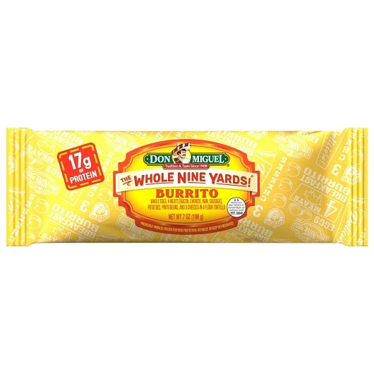 Don Miguel Whole 9 Yard Breakfast Burrito, 12 x 7 oz Case - DOT product image 4