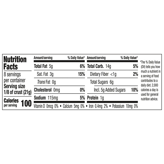 Keebler 9" GRAHAM CRACKER PIE CRUST, 12 x 6 oz Case - DOT product image 8