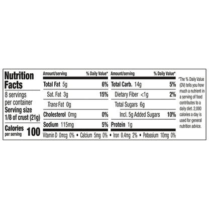 Keebler 9" GRAHAM CRACKER PIE CRUST, 12 x 6 oz Case - DOT product image 8