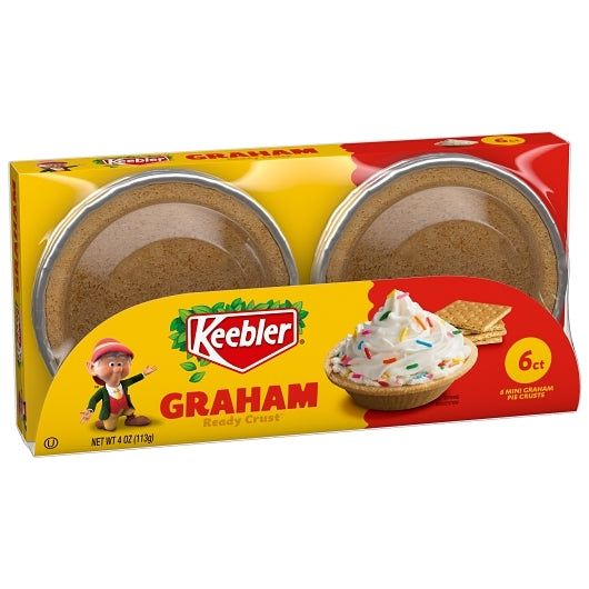 Keebler Mini GRAHAM CRACKER PIE CRUST, 12 x 6 ct Case - DOT product image 3