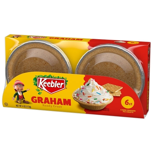 Keebler Mini GRAHAM CRACKER PIE CRUST, 12 x 6 ct Case - DOT product image 5