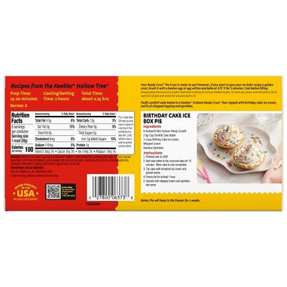 Keebler Mini GRAHAM CRACKER PIE CRUST, 12 x 6 ct Case - DOT product image 8