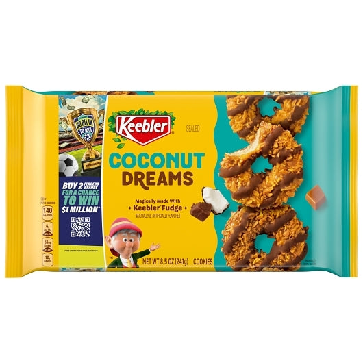 Keebler Coconut Dream Cookies, 12 x 8.5 oz Case - Bakery & Desserts - image 2