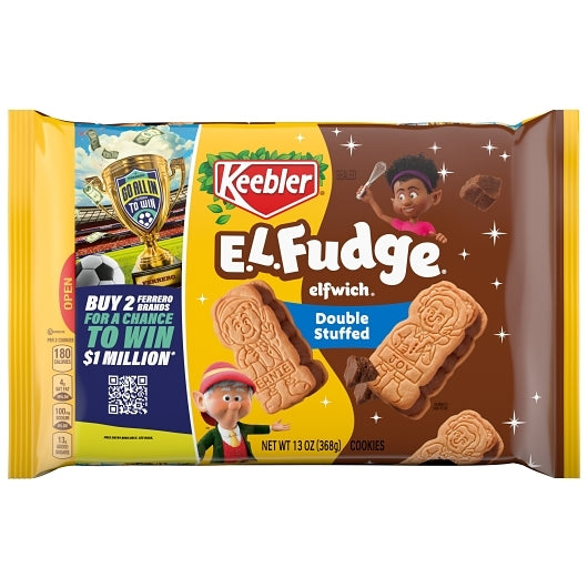 Keebler Double Elfwich Cookies, 12 x 13 oz Case - Bakery & Desserts