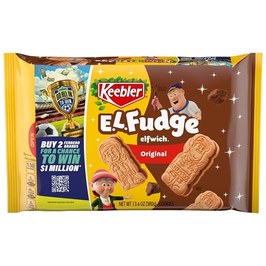 Keebler Elfwich Cookies, 12 x 13.4 oz Case - Bakery & Desserts