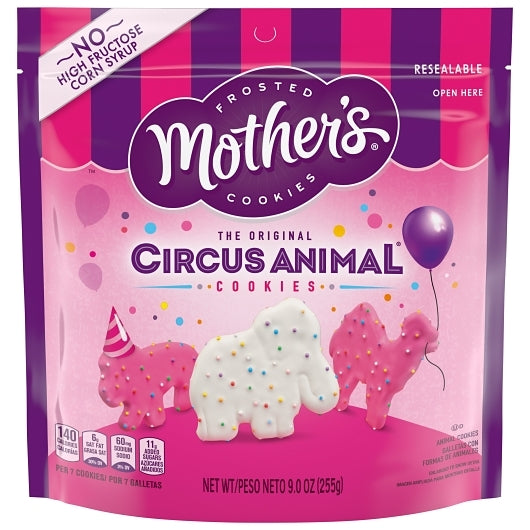 Mother's Circus Animals Cookies, 12 x 9 oz Case - Bakery & Desserts