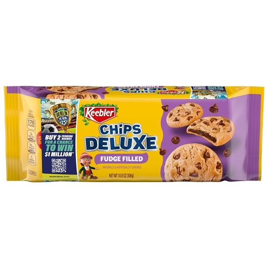Keebler Fudge Filled Cookies, 12 x 10.8 oz Case - Bakery & Desserts