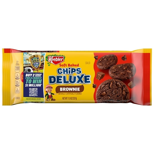 Keebler Soft Baked Brownie Cookies, 12 x 11.9 oz Case - Bakery & Desserts - image 2