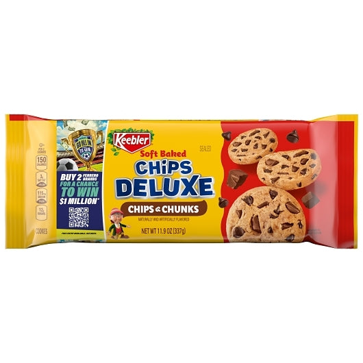 Keebler Chips Deluxe Soft Batch, Pantry Pack, 12 x 11.9 oz Case - Bakery & Desserts - image 2