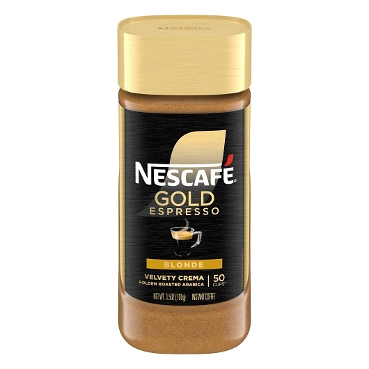 Nescafe Espresso Instant Coffee, 6 x 3.5 oz Case - Coffee & Tea