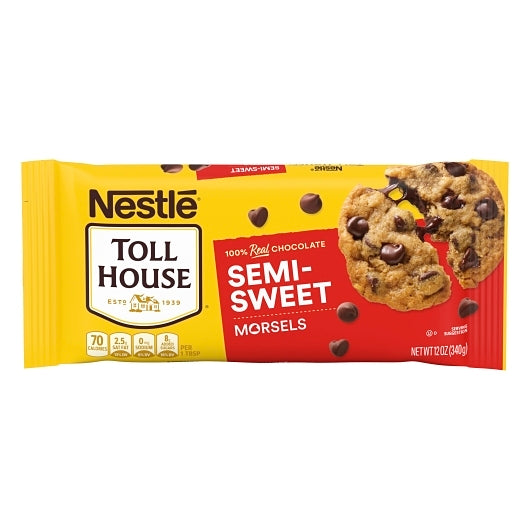 Nestle Toll House Semi Sweet Morsels, 12Oz. (Pack Of 24) - DOT product image 1