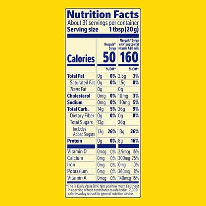 Nesquik Strawberry Syrup, 6 x 1.375 lb Case - DOT product image 7