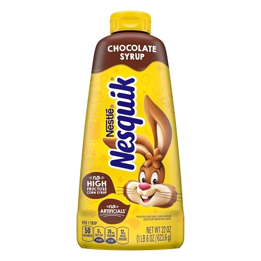 Nesquik Milk Flavoring Chocolate Syrup, 6 x 1.375 lb Case - Beverages