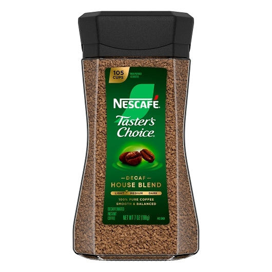 Nescafe Decaf Instant Coffee, 4 x 7 oz Case - Coffee & Tea - image 2