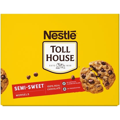 Nestle Toll House SEMI SWEET MORSELS, 24 x 12 oz Case - Alternate product angle or state