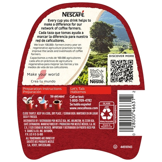 Nescafe Instant Coffee, 6 x 7 oz Case - DOT product image 4