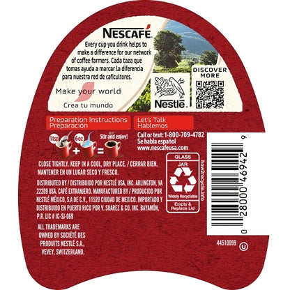 Nescafe INSTANT COFFEE DAWN JAR, 6 x 3.527 oz Case - DOT product image 3