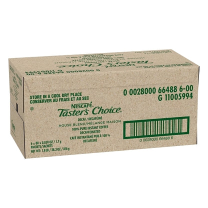 Nescafe Taster's Choice Decaf Stick Pack, 6 x 4.79 oz Case - DOT product image 6