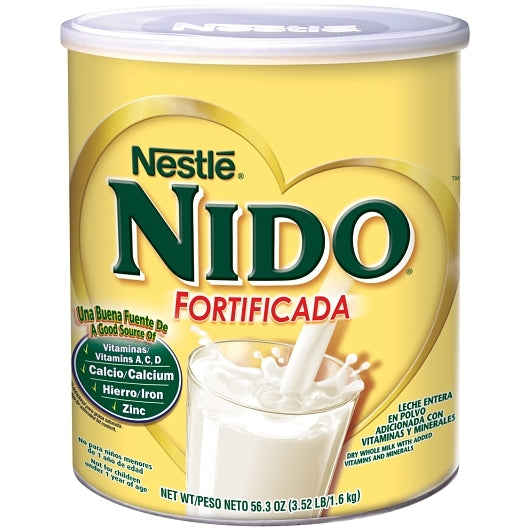 Nido Toddler Milk-Based Powder Formula with Iron, 6 x 3.52 lb Case - DOT product image 2