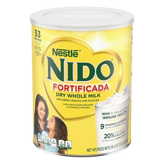 Nido Toddler Milk-Based Powder Formula with Iron, 6 x 3.52 lb Case - Beverages