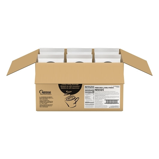 Nescafe French Vanilla Cappuccino Mix, 6 x 2 lb Case - Pantry Ingredients