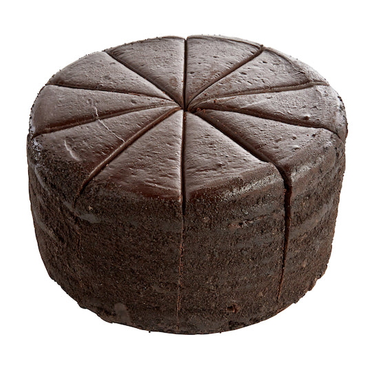 Lawler's 9 Inch Colossal Six Layer Chocolate Cake, 10 Slices per Cake, 2 x 136 oz Case - Bakery & Desserts