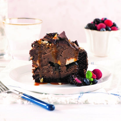 Lawlers Desserts Chocolate 9" Colossal Chocolate Eruption Cake, 12 Slices per Cheesecake, 2 x 103 oz Case - DOT product image 3