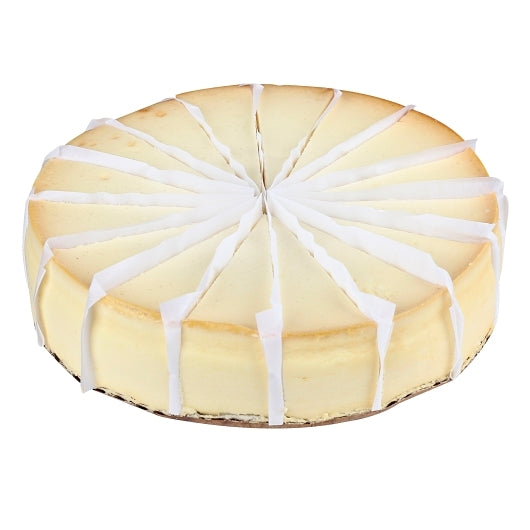 Lawlers Desserts Colossal 9" Standard New York Cheesecake, 16 Slices per Cheesecake, 4 x 60 oz Case - Bakery & Desserts