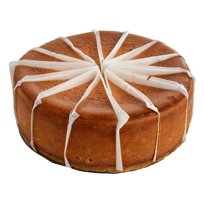 Lawler's 9" Colossal New York Style Cheesecake, 14 Slices per Cheesecake, 4 x 108 oz Case - Bakery & Desserts
