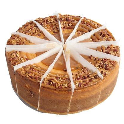 Lawler's 9" Colossal Caramel Fudge Cheesecake, 12 Precut Slices per Cheesecake, 4 x 108 oz Case - DOT product image 2