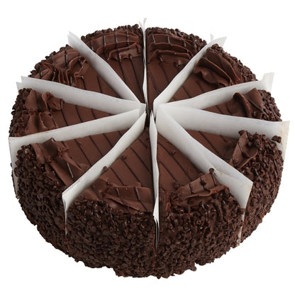 Lawlers Desserts Chocolate 9 Inch Elite Chocolate Layer Mousse Cake, 10-Cut, 4 x 85 oz Case - Bakery & Desserts