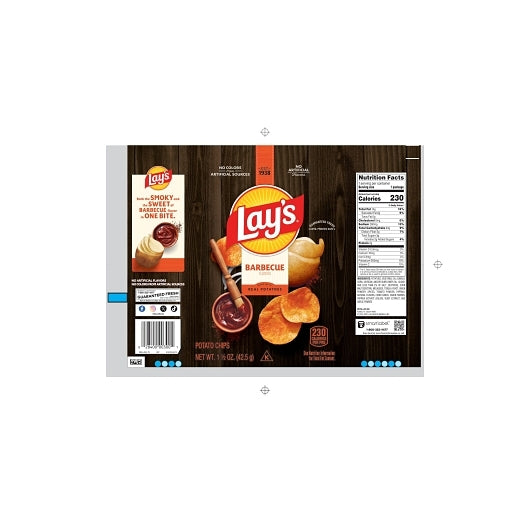 Lay's Bbq Potato Chips, 64 x 1.5 oz Case - DOT product image 7