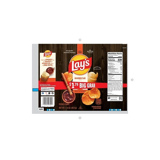 Lay's Bbq Potato Chips, 64 x 1.5 oz Case - DOT product image 8