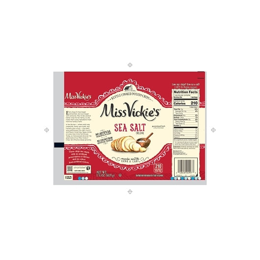 Grandmas Sea Salt Kettle Cooked Potato Chips, 64 x 1.375 oz Case - DOT product image 6
