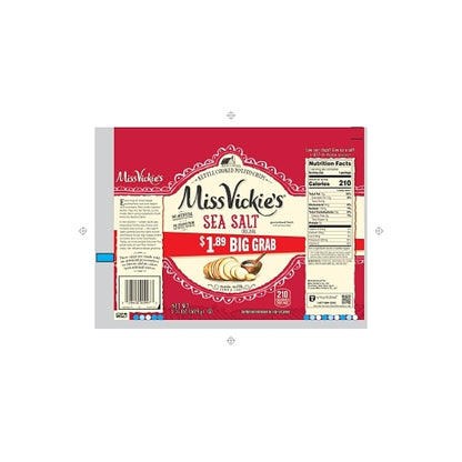 Grandmas Sea Salt Kettle Cooked Potato Chips, 64 x 1.375 oz Case - DOT product image 7