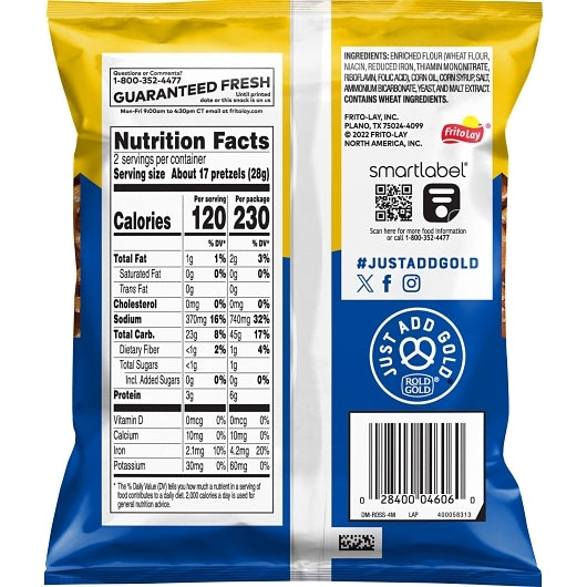 Rold Gold Tiny Twists Pretzel Bags, 64 x 2 oz Case - DOT product image 2