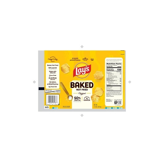 Lay's Regular Baked Potato Chips, 64 x 1.125 oz Case - DOT product image 5
