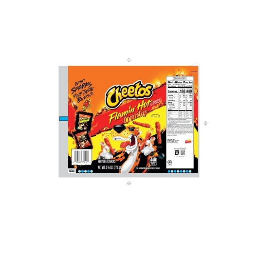Cheetos Crunchy Flamin Hot Cheese Flavored Snack, 32 x 2.75 oz Case - DOT product image 5