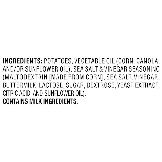 Miss Vickie's Sea Salt & Vinegar Kettle Cooked Potato Chips, 24 x 1.875 oz Case - DOT product image 5