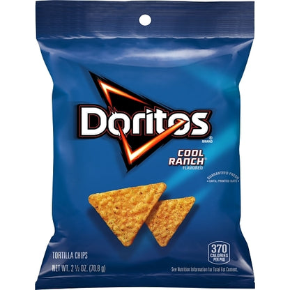 Doritos Cool Ranch Tortilla Chips; 2.5 Ounce; 24 Per Case - DOT product image 1