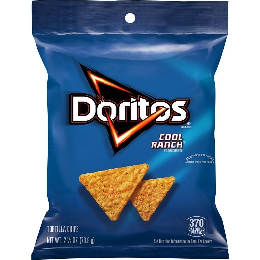 Doritos Cool Ranch Tortilla Chips; 2.5 Ounce; 24 Per Case - DOT product image 1