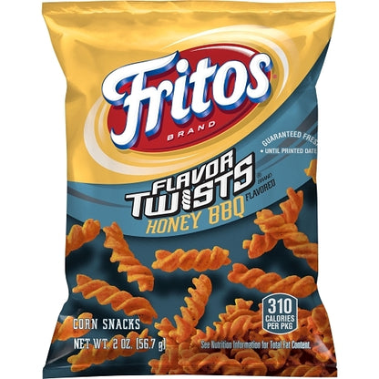 Fritos Honey Bbq Corn Chips, 64 x 2 oz Case - Pantry Ingredients