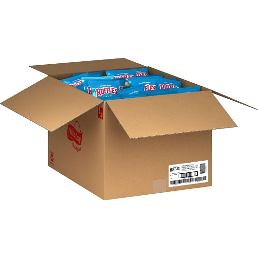 Ruffles Cheddar & Sour Cream Single Serve Potato Chips, 64 x 1.5 oz Case - DOT product image 8