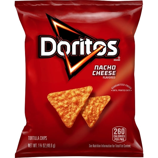 Doritos Nacho Single Serve Chips, 1.75Oz./Bag (Pack Of 64) - DOT product image 1