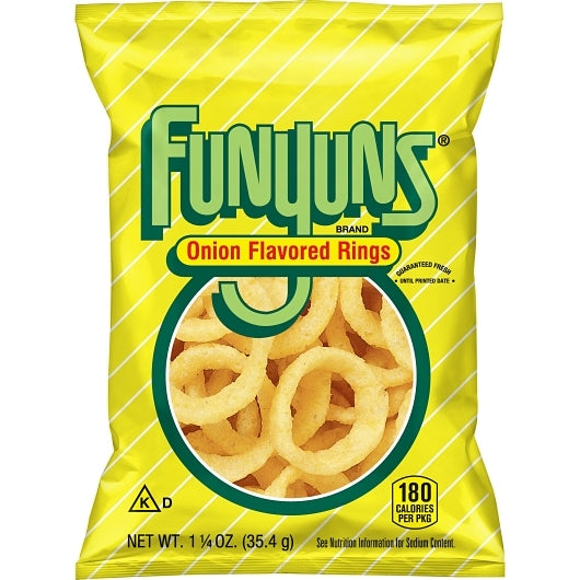 Funyuns Onion Flavored Rings, 64 x 1.25 oz Case - Snacks