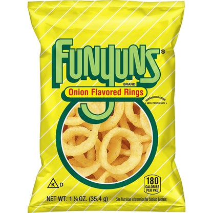 Funyuns Onion Flavored Rings, 64 x 1.25 oz Case - Snacks