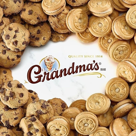 Grandma's Individually Wrapped Mini Vanilla Creme Cookies, 24 x 3.71 oz Case - DOT product image 3